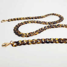 Load image into Gallery viewer, Acrylic Glasses Chain- Tortoise