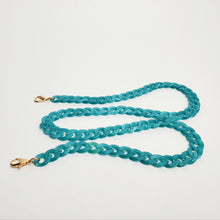 Load image into Gallery viewer, Acrylic Mask Chain- Turquoise