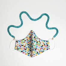 Load image into Gallery viewer, Acrylic Mask Chain- Turquoise