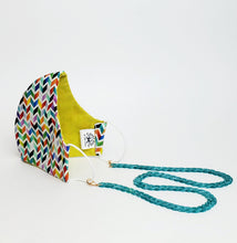 Load image into Gallery viewer, Acrylic Mask Chain- Turquoise