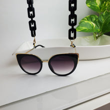 Load image into Gallery viewer, 3-in-1 Chunky Acrylic Chain- Black