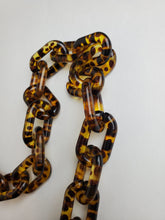 Load image into Gallery viewer, 3-in-1 Chunky Acrylic Chain- Tortoise Shell