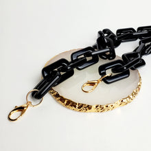 Load image into Gallery viewer, 3-in-1 Chunky Acrylic Chain- Black