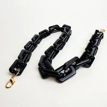 Load image into Gallery viewer, 3-in-1 Chunky Acrylic Chain- Black