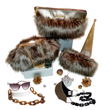 Load image into Gallery viewer, Tiffany Fur Shoulder Bag-Bronze