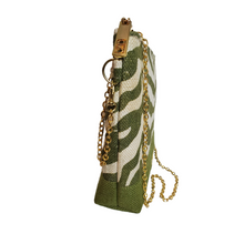 Load image into Gallery viewer, Olive Green Zebra Crossbody