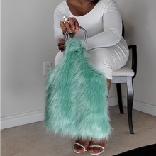 Load image into Gallery viewer, Mint Fur Tote