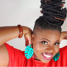 Load image into Gallery viewer, Monstera Leaf Earring