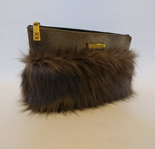 Load image into Gallery viewer, Tiffany Fur Shoulder Bag-Bronze
