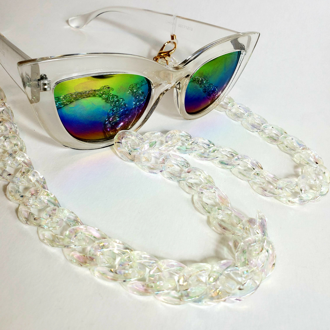 Acrylic Glasses Chain- Clear