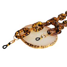 Load image into Gallery viewer, 3-in-1 Chunky Acrylic Chain- Tortoise Shell
