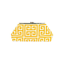 Load image into Gallery viewer, Jazz Clasp- Gold Maze Clutch
