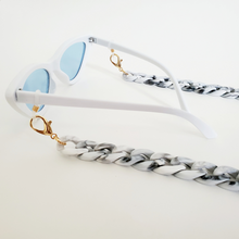 Load image into Gallery viewer, Acrylic Glasses Chain- Grey Marble
